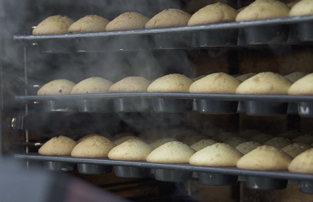 오븐에서 구워지는 과자